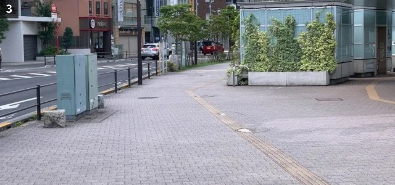 道なりの写真